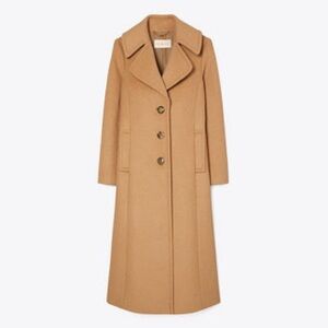 Tory Burch Wool/Cashmere Camel Coat